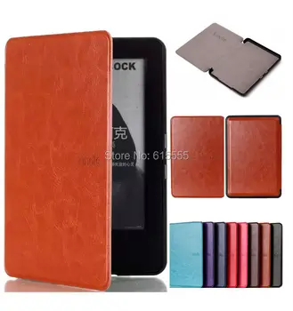 

Gligle Extra slim leaher cover case Kindle 7th 2014(79$ edition) full body protetive case+screen film+touch pen free shipping