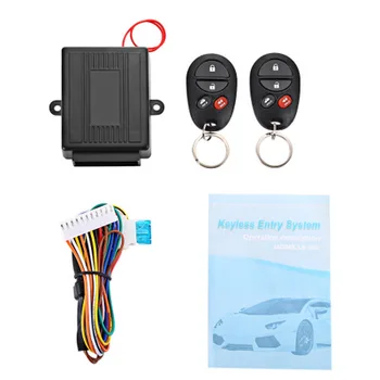 

Universal Remote Central Locking Kit Keyless Entry System Control Lock Auto Unlock Closers Windows Start Stop Car Alarm System