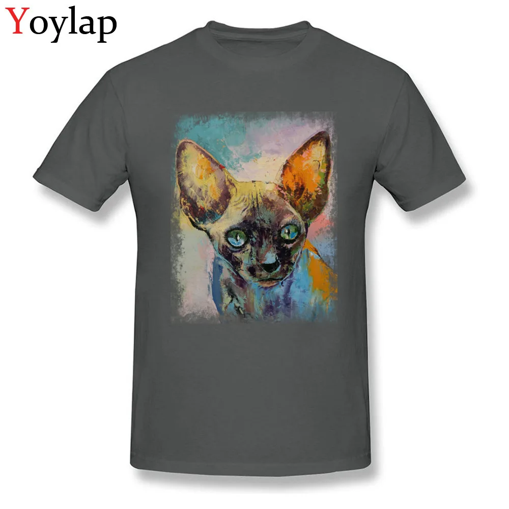 Men's Tops Shirts Slim Fit Normal T Shirt Cotton Fabric Round Neck Short Sleeve Casual SPHYNX Clothing Shirt Top Quality carbon