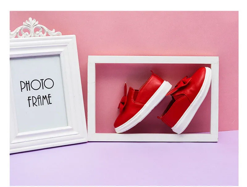 New Casual Children's Shoes Cute Rabbit Breathable Wear-resistant Kids Shoes For Girls White Red Pink Girls Flat Shoes XSKD11 (3)
