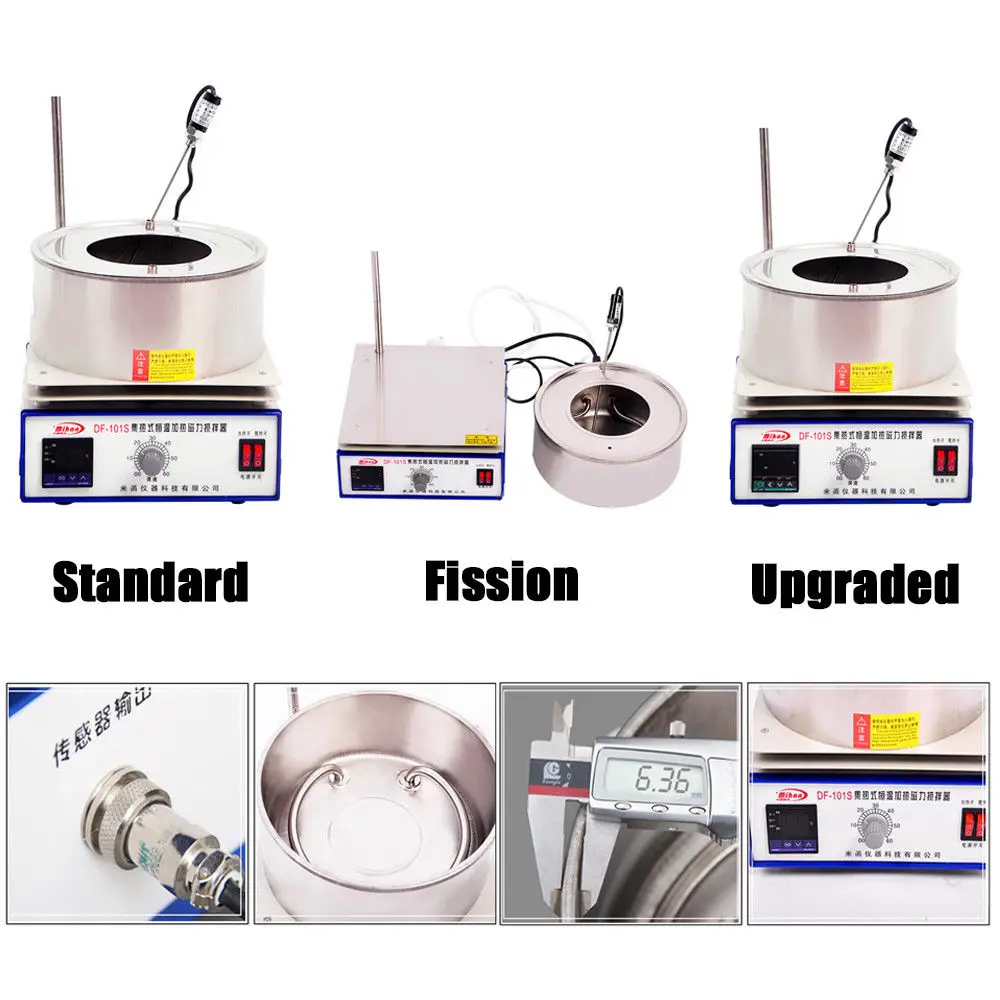 DF 101S 220V 50HZ 0 2600r/min Laboratory Heating Stirrer w