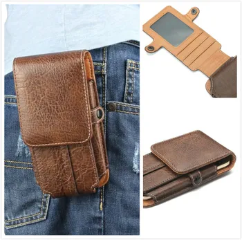 

Luxury Stone pattern pu Leather Men Waist Bag Clip Belt Pouch Mobile Phone Holster Case For Philips Xenium V377