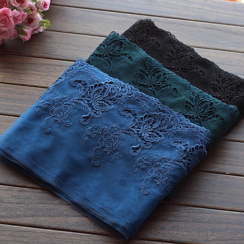 

Free shipping 2yards/lot 8.27 Inches Wide Embroidered Tulle Lace trim mesh lace trim~3color~High Quality