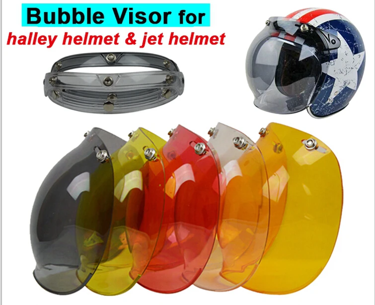 Buy 1pc Common Use Motorcycle Helmet Visor Jet Retro