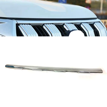 

For Toyota Cruiser Prado FJ150 FJ 150 2018 Auto ABS Chrome Front Up Center Grille Grill Cover Trim 1Pcs Car Accessories