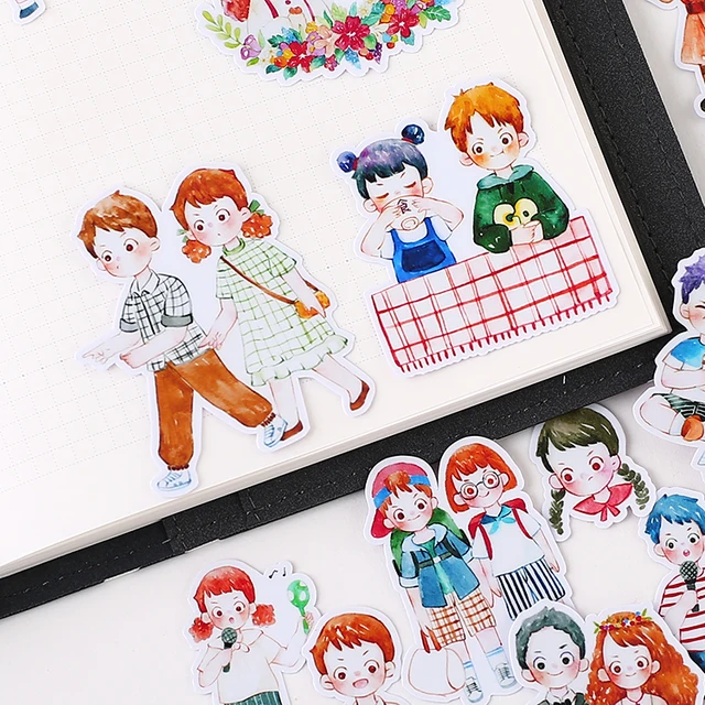 Menhera-chan Cute Girl Decorative Mixed Stickers - Girls Diary Scrapbooking  Sticker Decal Phone Doodle Stickers XWSHU