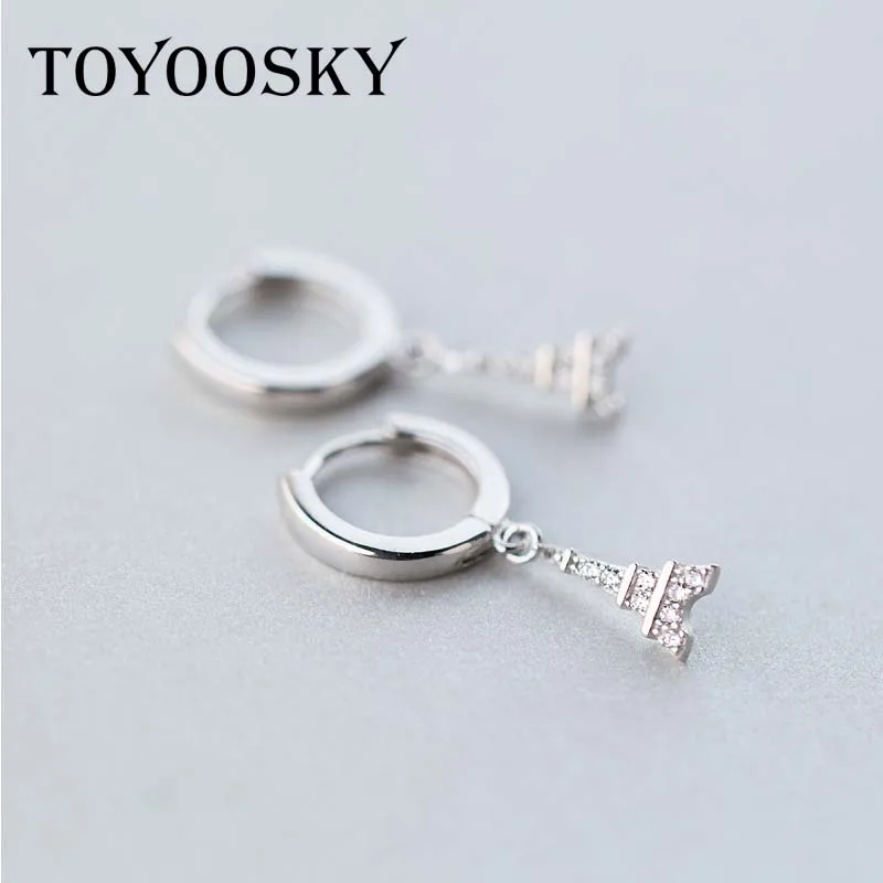 

925 Sterling Silver Towel Clip Earrings Ear Cuff for Women Jewelry No Piercing-Clip Aros sterling-silver-jewelry