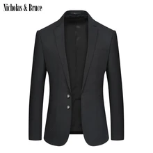 N& B пиджак, мужской деловой черный блейзер, мужской пиджак s Frock, мужские куртки для свадеб, приталенный пиджак, Мужской Блейзер SR14