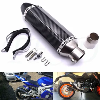 

Universal 36 51mm motorcycle modified Akrapovic exhaust pipe muffler For Kawasaki ZZR600 ZX6R ZX636R ZX6RR ZX9R ZX10R Z1000 Z800