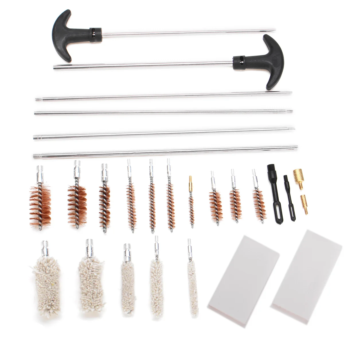 Acessório com Carry Kit de Ferramentas de Limpeza Universal Arma Rifle Espingarda Mais Limpa Pistola Tubo Mop Escova Case 106 Pçs 7 limpa pistola tubo mop escova acessório com carry caso