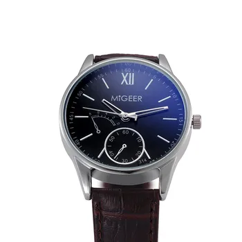 

Luxury Fashion Crocodile Faux Leather Mens Analog Watch Wrist Watches Ultra-thin clock Sport Top brands Business Masculinity