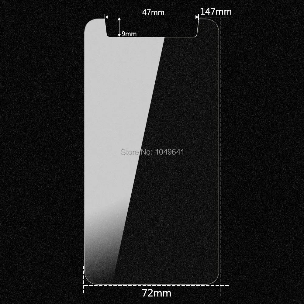 KOC3465_2_Ultra-thin HD 9H 2.5D Universal Tempered Glass Film for 5.5 inch Mobile Phone Screen Protector