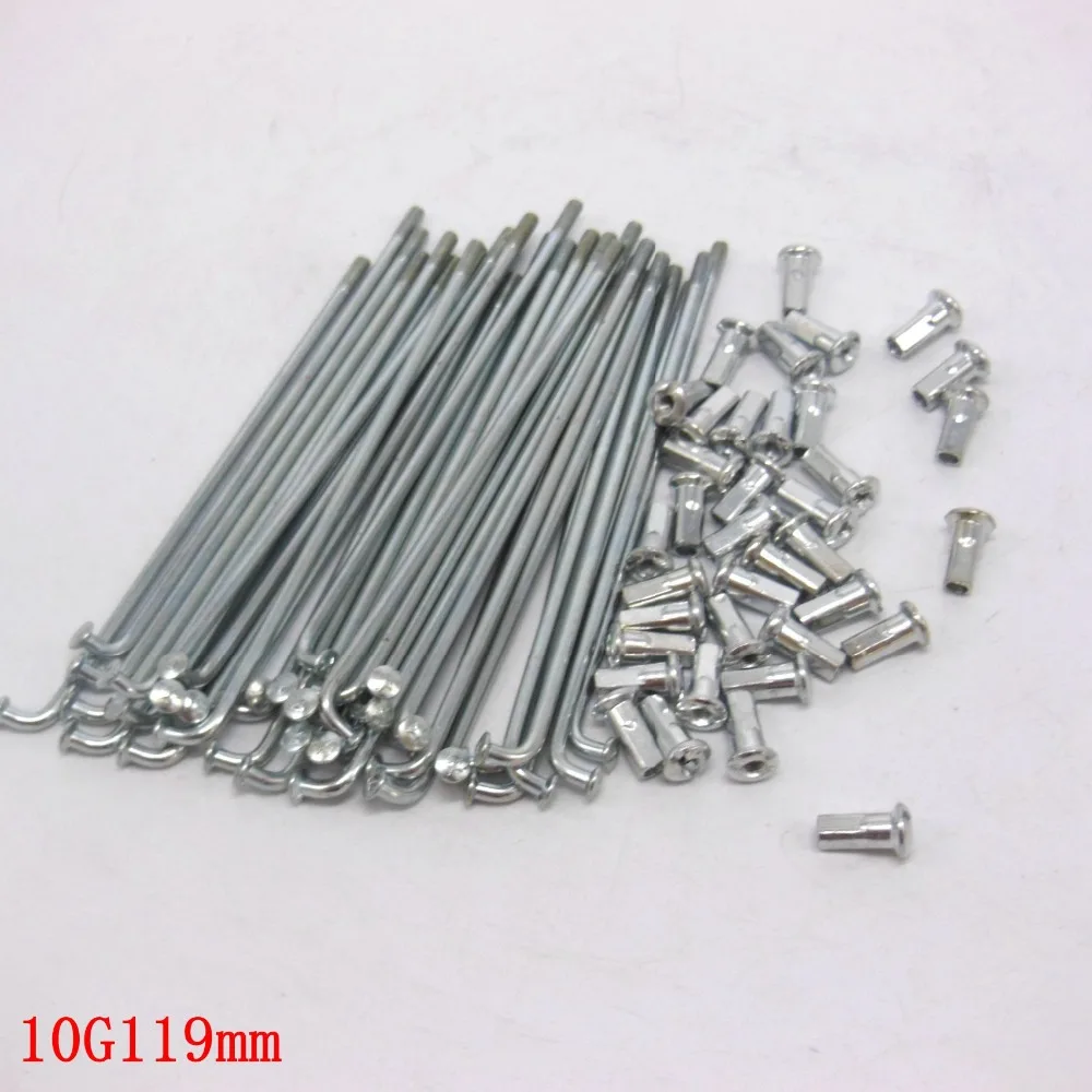 Best Electric bicycle 10G Diameter3.0mm Length 97-234mm spokes + nipples 37pcs/lot 0