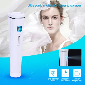 

Battery Operated Nano Sprayer Handy Facial Steamer Facial Moisturizing Mist Sprayer Ultrasonic Massager Face Spa Water Supply 31