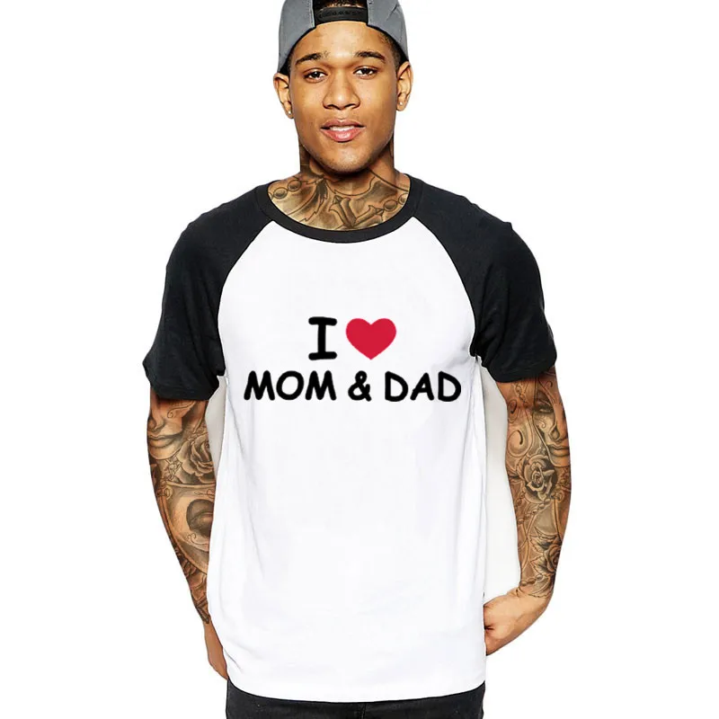 2019 уличная я Love You Mom и папа обои для родителей день мужчины смешные футболки на