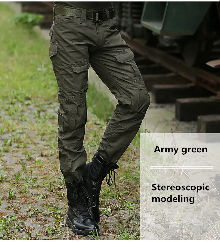 Мужские военные спецназ армейские тактические штаны камуфляжные брюки карго страйкбол Пейнтбол тонкие повседневные камуфляжные брюки карго