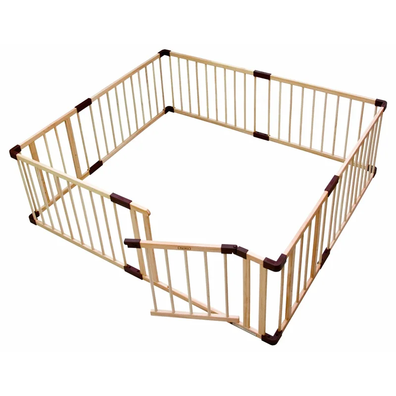 HK free shipping Brand baby playpen game Baby Game Fence Wood solid Crawl Guardrail Safe Hurdles kids guard panel