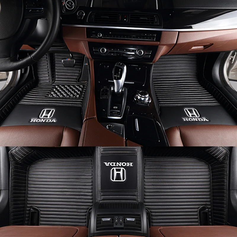 Custom car floor mats for Honda All Models CRV XRV Odyssey Jazz City
