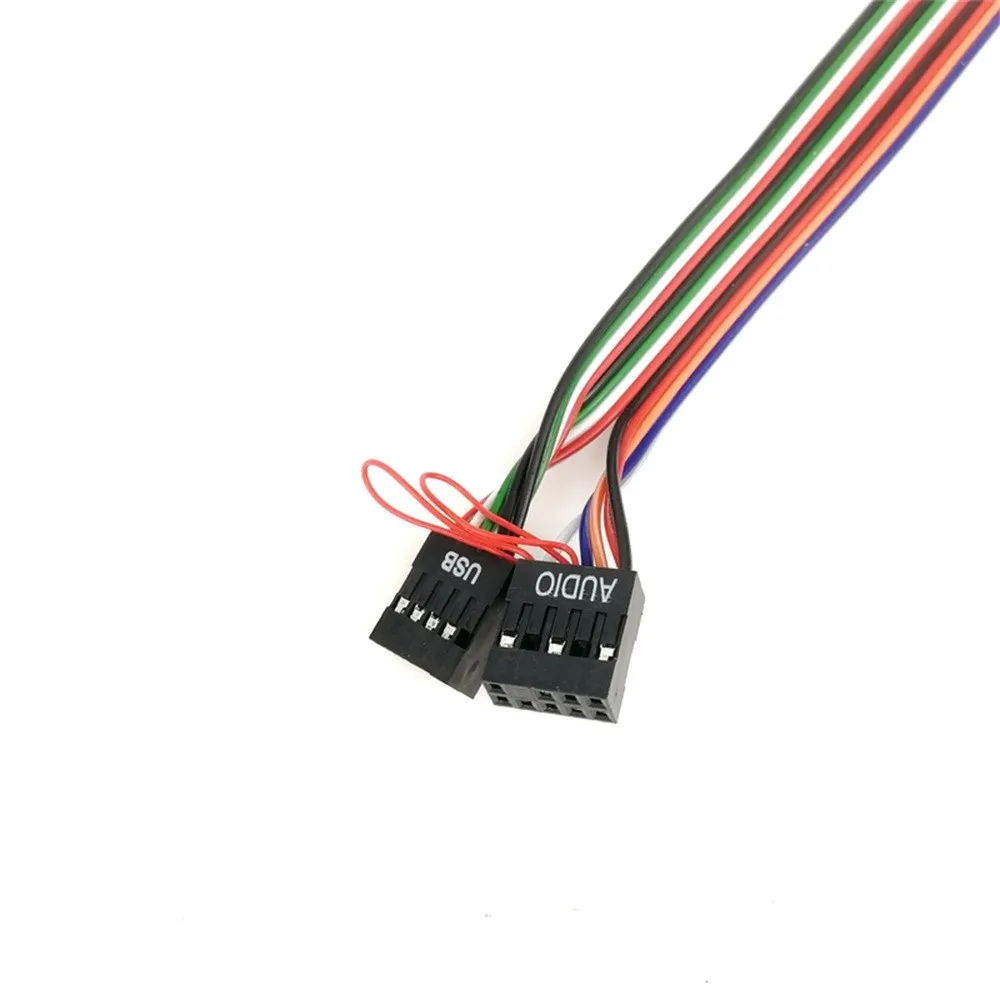 2 USB PC 0 65 м компьютерный шасси линия ободок 6 8 см Передняя панель аудио порт