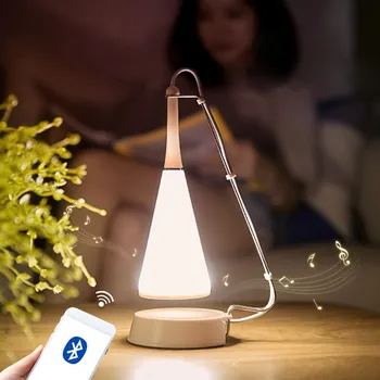 

Smart Bluetooth Music Table Lamp Touch Control LED Night Lights Bedroom Home Decor lighting USB Rechargable Light