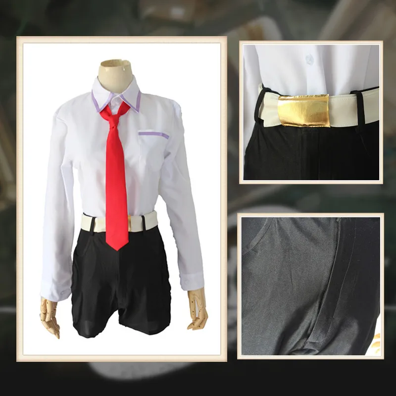 Makise Kurisu cosplay costumes Japanese anime game Steins Gate 0 clothing Halloween costumes