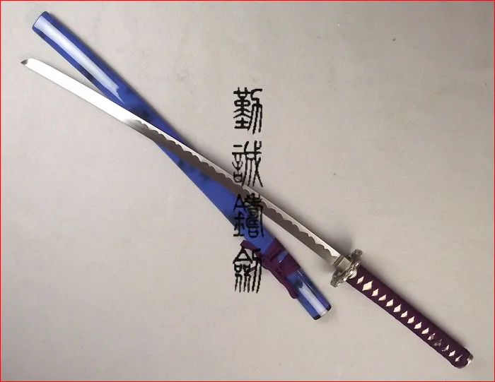 S0405 Аниме BLEACH ZANPAKUTO REINA DE ROSAS ARRANCAR Save W/ BLUE SAYA 40 7"|blue sword|sword swordsword bleach |