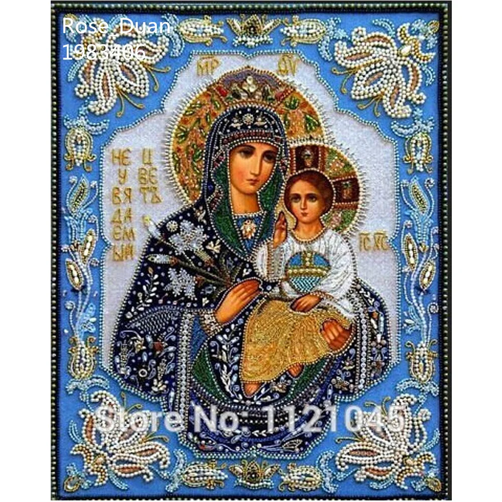 

Full Square Drill DIY diamond painting embroidery Religious figures cross stitch Diamond Mosaic canvas painting rhinestones Z748