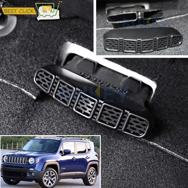 Накладка на вентиляционное отверстие под сиденье для Jeep Renegade 2015-2019 задний