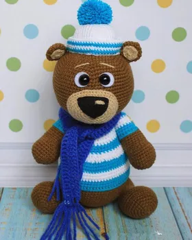 

crochet toys amigurumi bear model number b0147