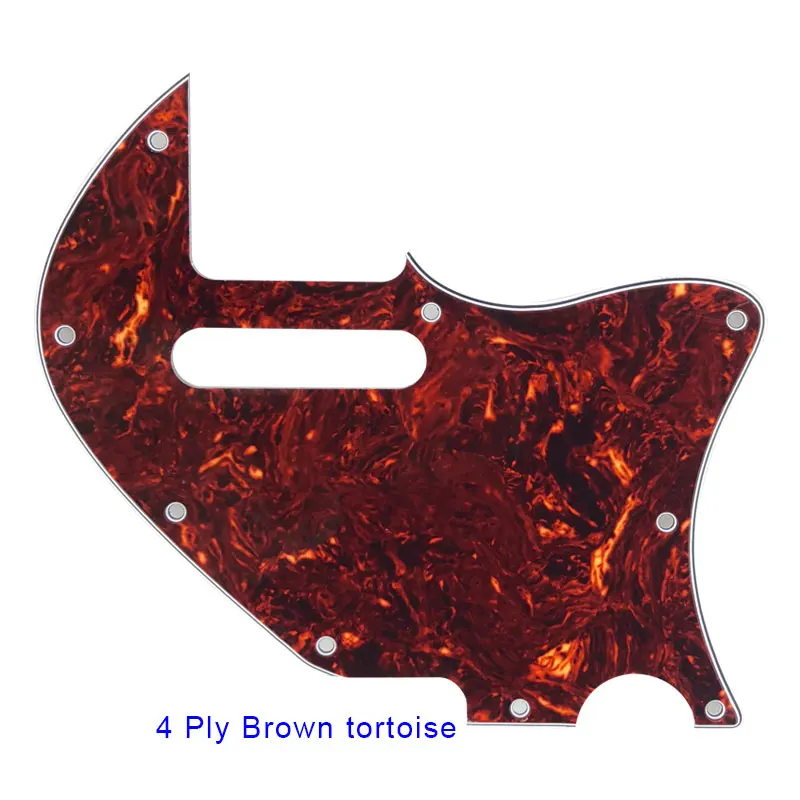 For Merle Haggard F Hole Telecaster Style Guitar Pickguard Scratch Plate 1 Ply Black