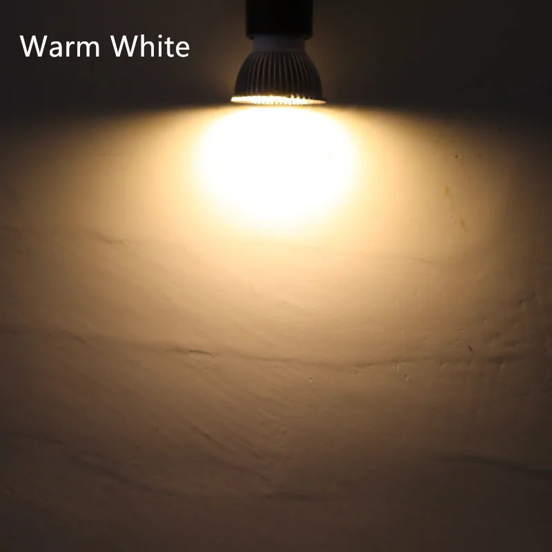 10 шт. высокое качество GU10 9 Вт, 12 Вт, 15 Вт, светодиодный потолочный светильник светодиодный лампы dimmble 110 V 220 V теплый белый/холодный белый 120 Угол луча