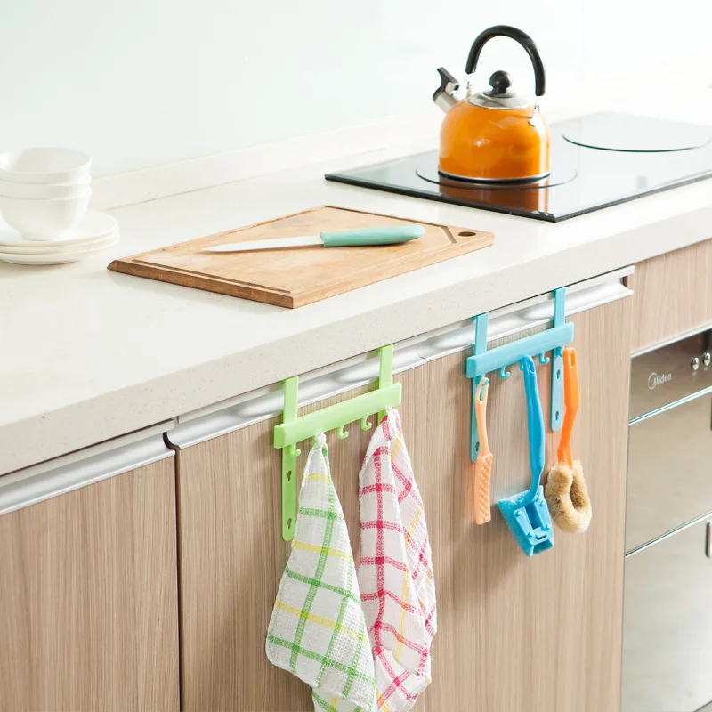 Door Rack Hooks Kitchen Hanging Storage Hanging Holders Accessories