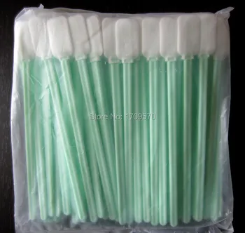 

100 pcs Lint free cleaning swab stick polyester tip