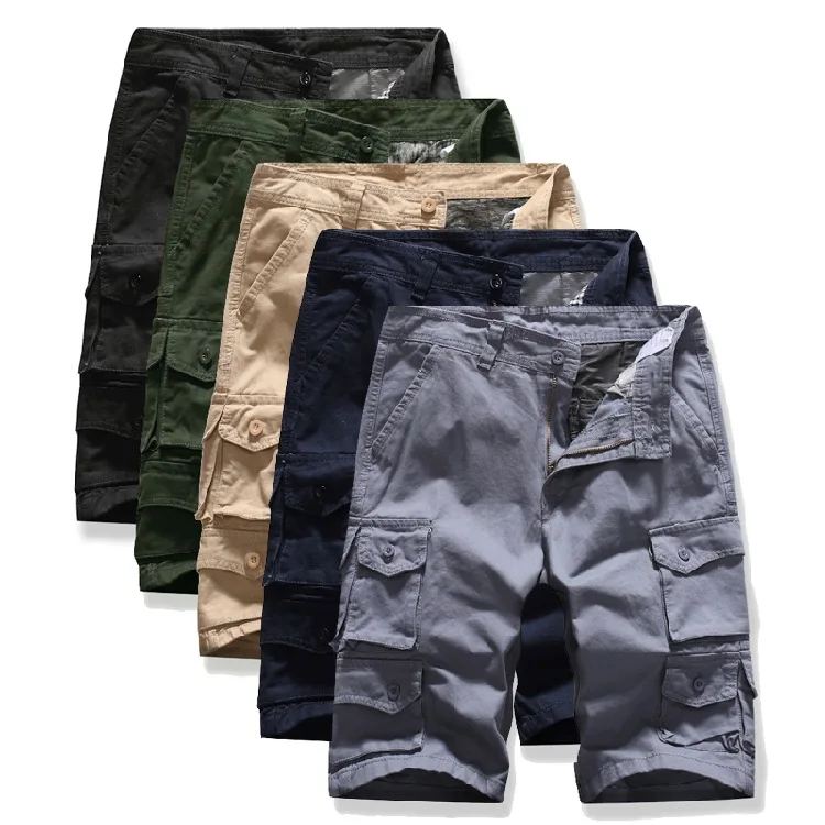 Мужские шорты Карго крутой камуфляж Лето Горячая Распродажа хлопок повседневные мужские короткие штаны Удобная брендовая одежда камуфляж мужские карго шорты