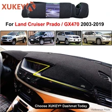 Для Toyota Land Cruiser Prado 120 150 2003- тире коврик приборной панели крышки ковер для укладки волос 2004 2005 2006 2007 2008 2009