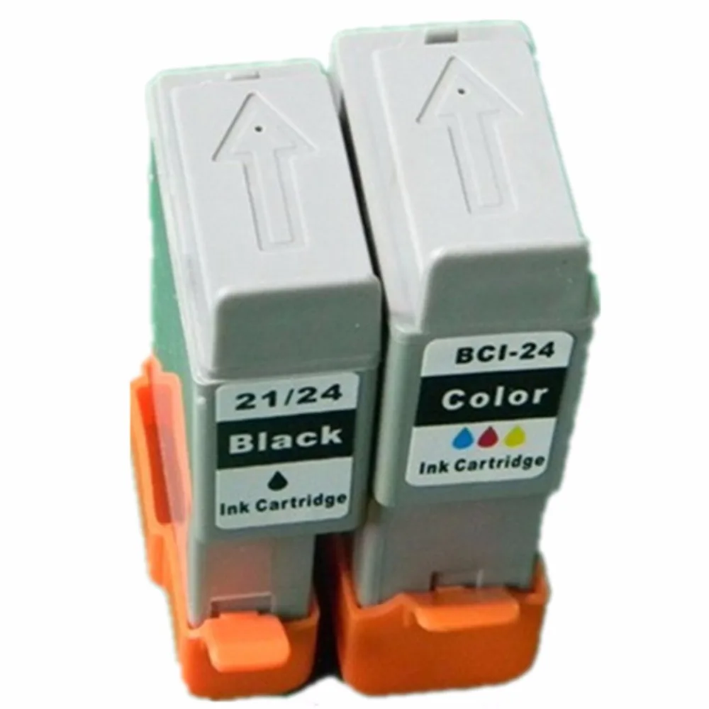Замена BCI 21 BCI21 21BK 24C 24 чернильные картриджи для Canon PIXUS i255 i320 i350 i355 i450 i450x i455 i470D|ink