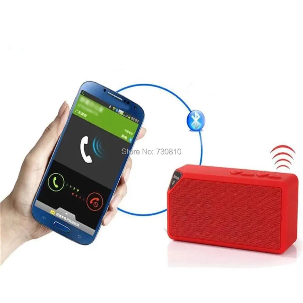 MINI Bluetooth Динамик X3 модные Стиль TF USB Беспроводной Портативный Музыка Sound Box