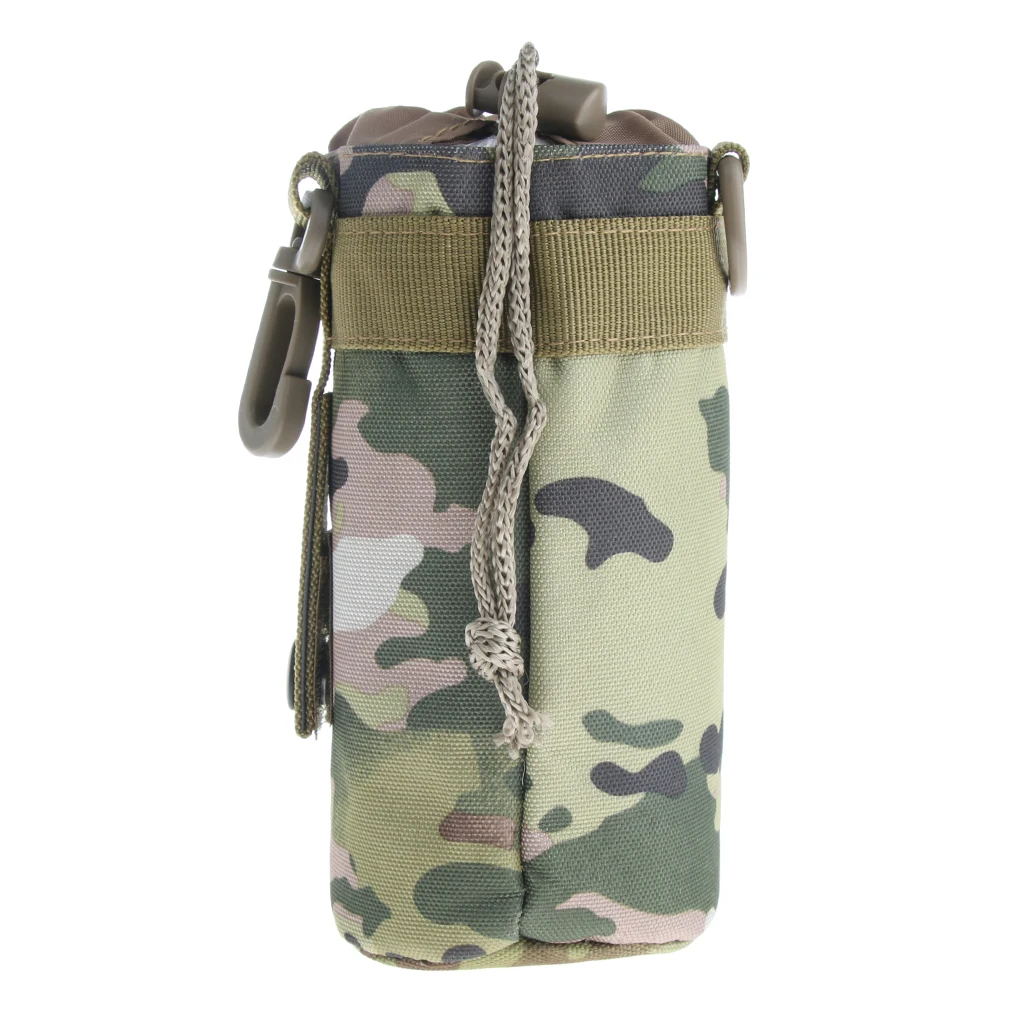 Italian camouflage Бутылка для воды для спорта на открытом воздухе Держатель Перевозчик с регулируемой шнурок пряжки - Цвет: Italian camouflage