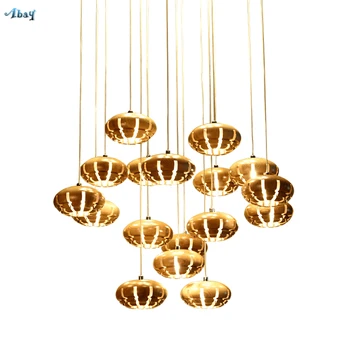 

Nordic Modern Wood Pendant Lights Living Room Dining Restaurant American Bar Traditional Wooden Ball Hanging Cafe Lamps Fixtures