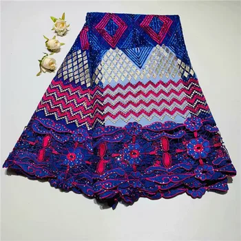 

Wonderful wedding/party ornage embroidery French mesh lace African net lace fabric with cord lace ZQN152(5yards/lot)