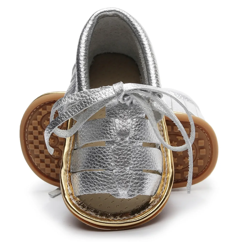 Новая летняя детская обувь из натуральной кожи, высокое качество, infantil, мокасины для малышей, на шнуровке, с бахромой, детская обувь