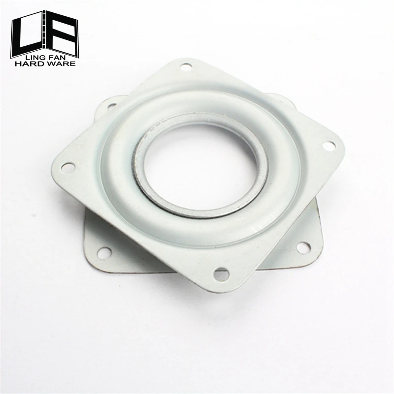 Alibaba top 3 inch 75*75mm metal mini ball bearing swivel plate lazy susanin Swivel
