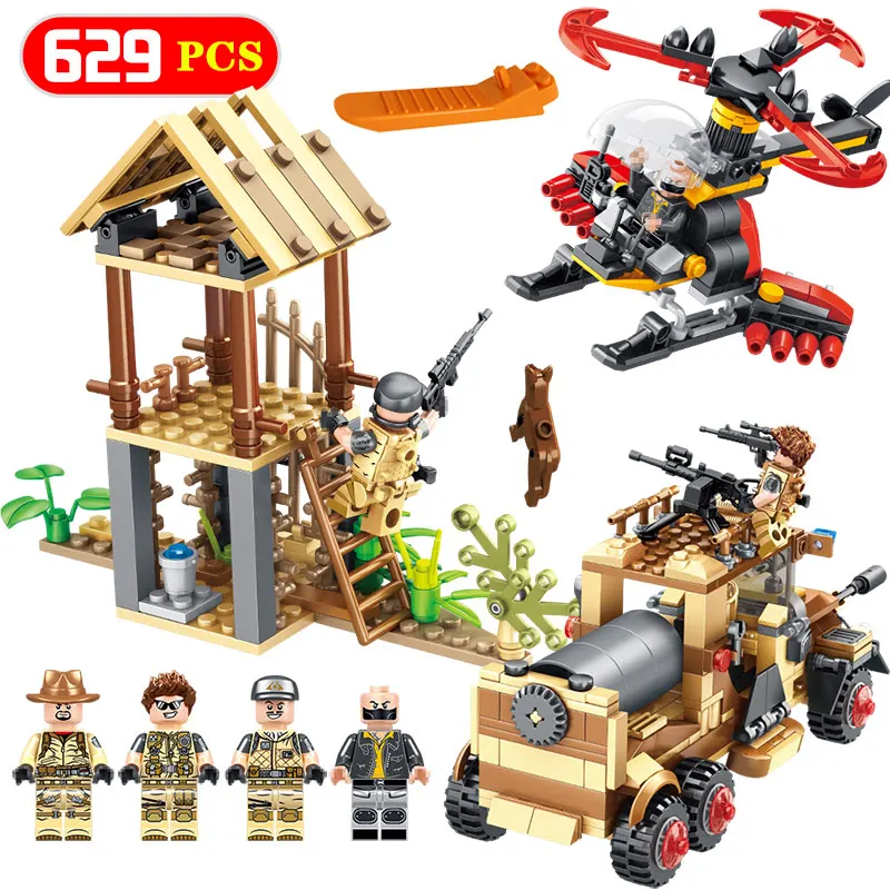 

Military Special Troops series Guard tank truck Compatible LegoINGLYS Technic weapon Model 106 Pcs Bricks Building Blocks Toys