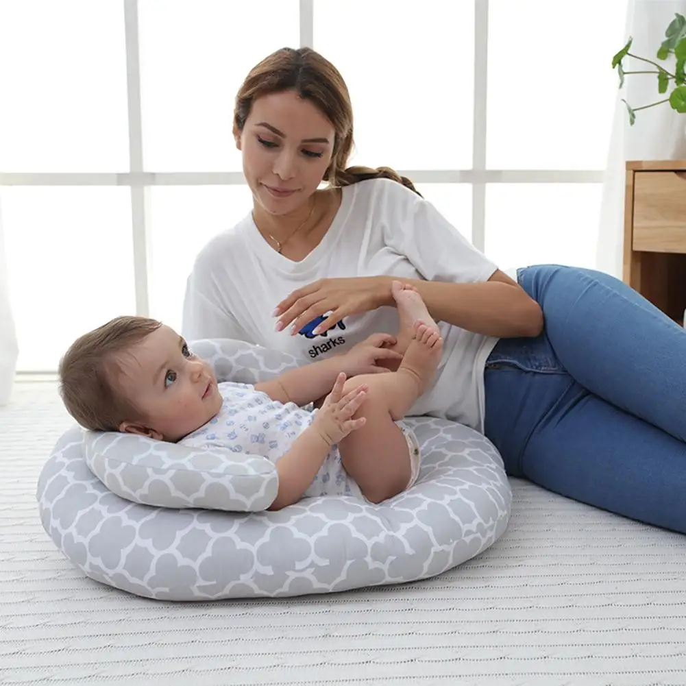 

Newborn Baby Pillow Infant Sleep Positioner Pillow Baby Anti Roll Cushion Pillow Rollover Prevention Newborn Baby Mattress