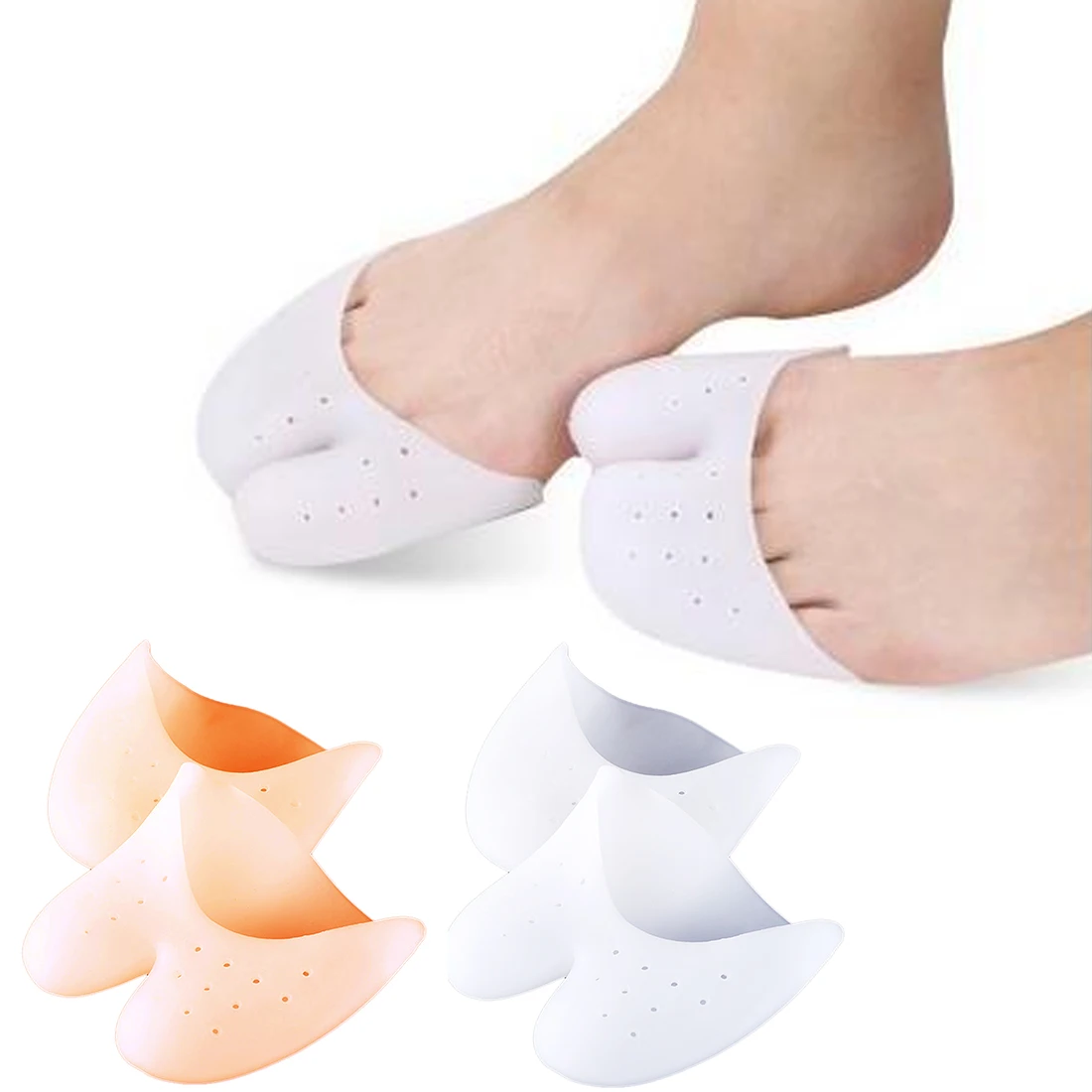 Professional Ballet Pointe Toe Cap Covers High Heel Protector Aimed