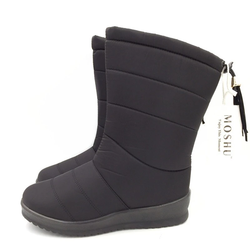FREE SHIPPING MidCalf Down Boots Female Waterproof Snow Boots JKP1632