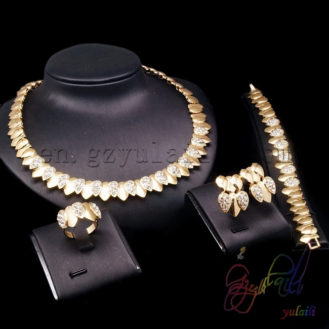 Yulaili Gold Filled Jewelry Set Sumptuous Jewelry Setgold filled
