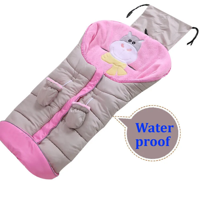 Spring Winter Baby Sleepsack Newborn Baby Stroller Sleeping Bag Cartoon