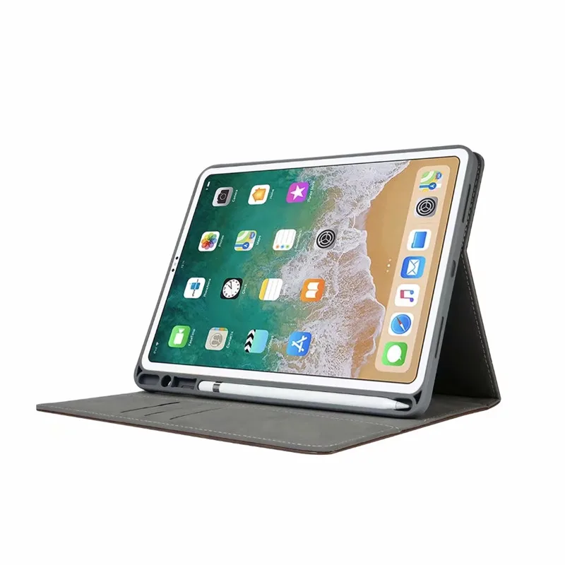 Ручной Кожаный Чехол Премиум для iPad Pro 12 9 чехол 2018 слоты карт ремешок Funda Pro12.9