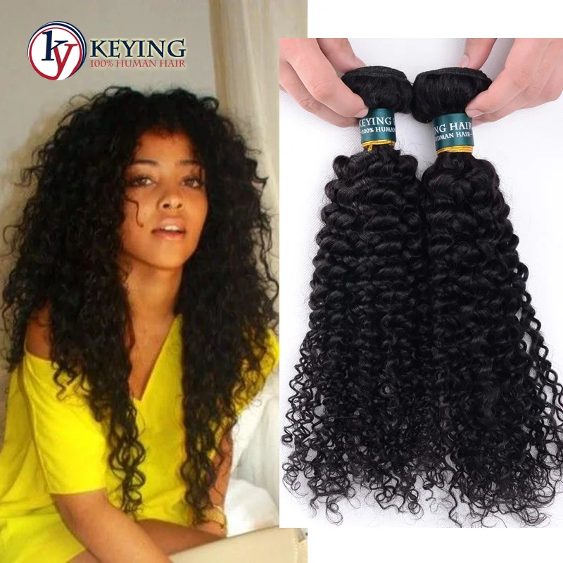 Thick Human Hair Extensions Brazilian Virgin Hair Jerry Curl Cheap